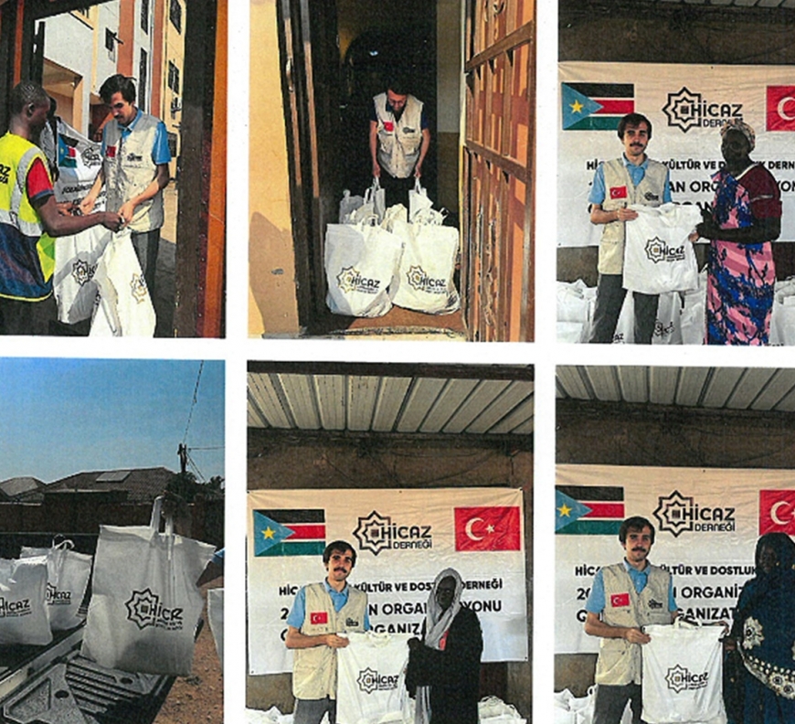 Afrika Güney Sudan’da 100 Adet Kurban Kesip 150 Haneye Dağıttık